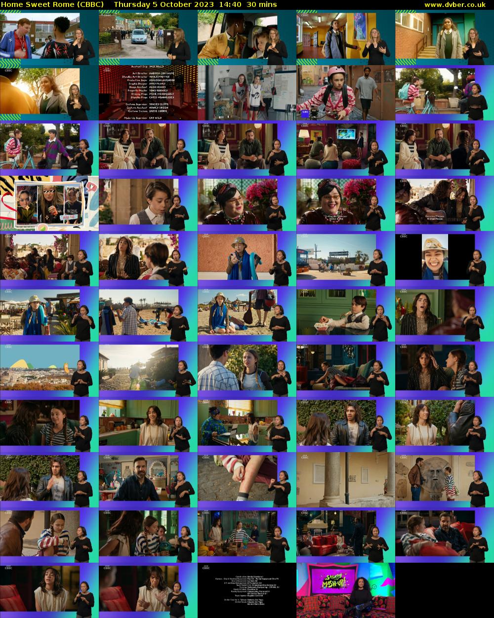 Home Sweet Rome (CBBC) Thursday 5 October 2023 14:40 - 15:10