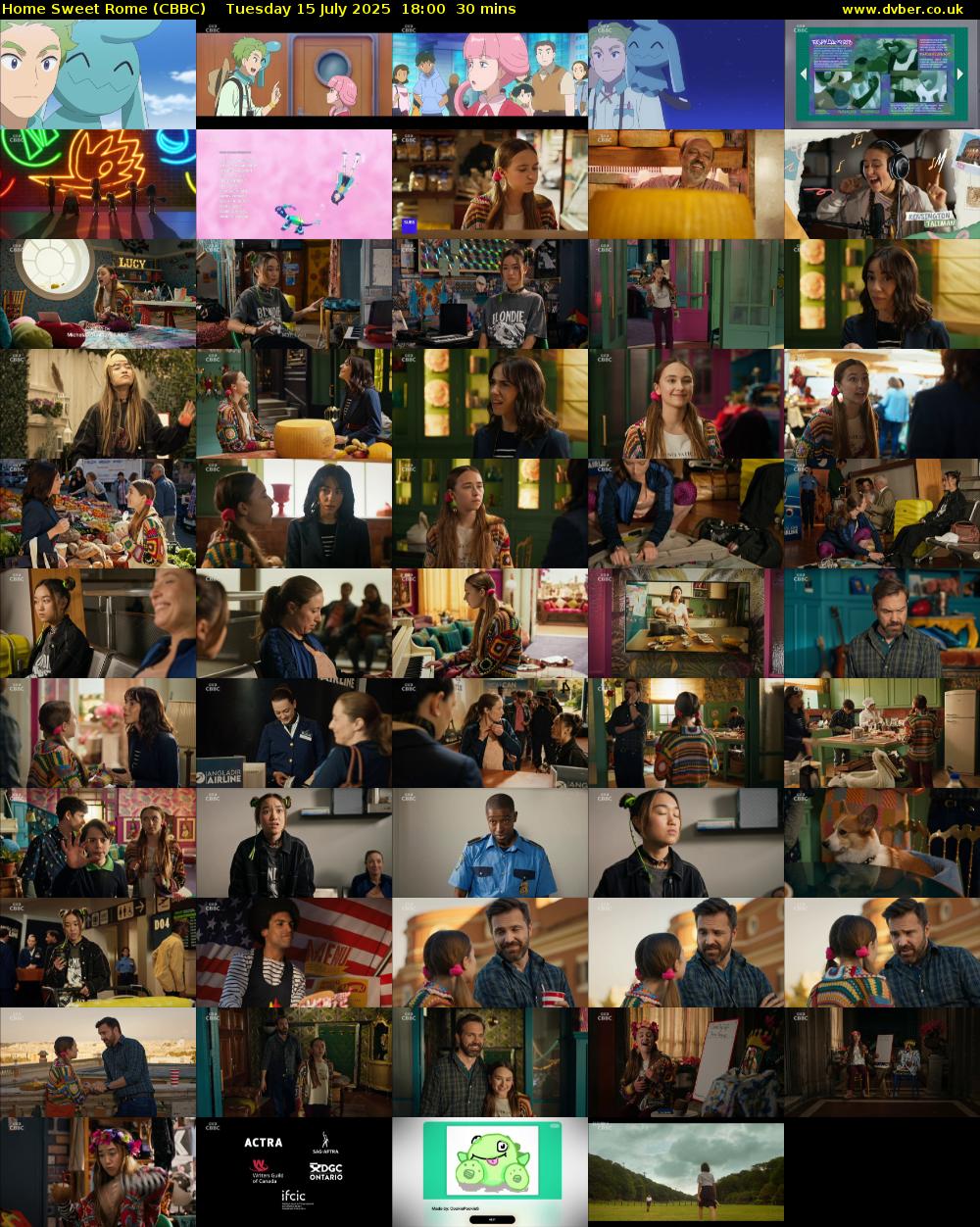 Home Sweet Rome (CBBC) Tuesday 15 July 2025 18:00 - 18:30