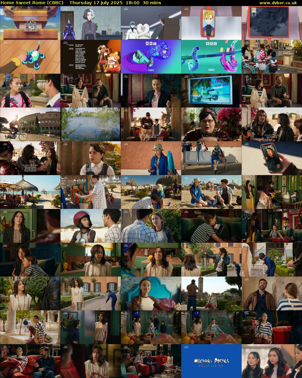Home Sweet Rome (CBBC) Thursday 17 July 2025 18:00 - 18:30