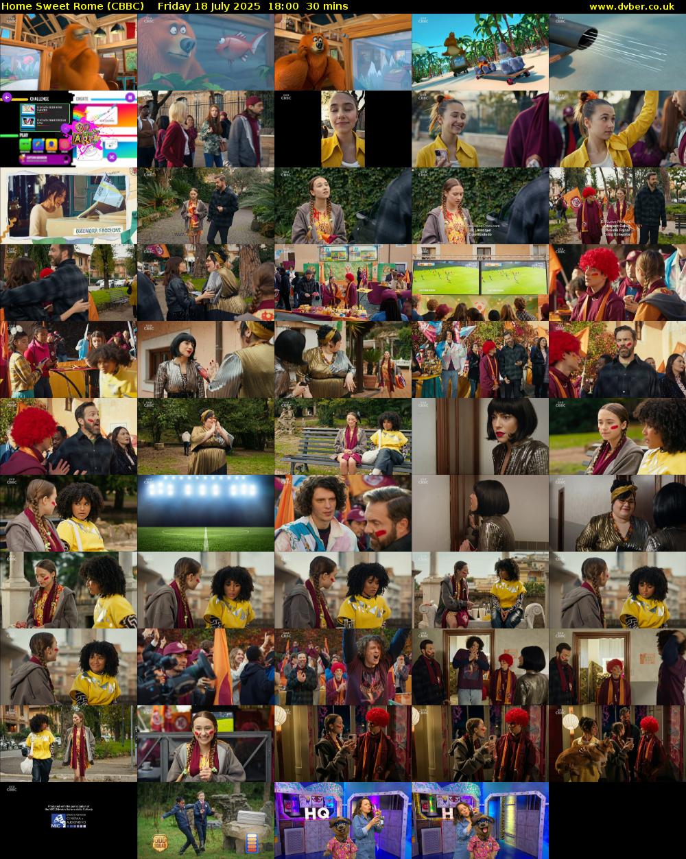 Home Sweet Rome (CBBC) Friday 18 July 2025 18:00 - 18:30