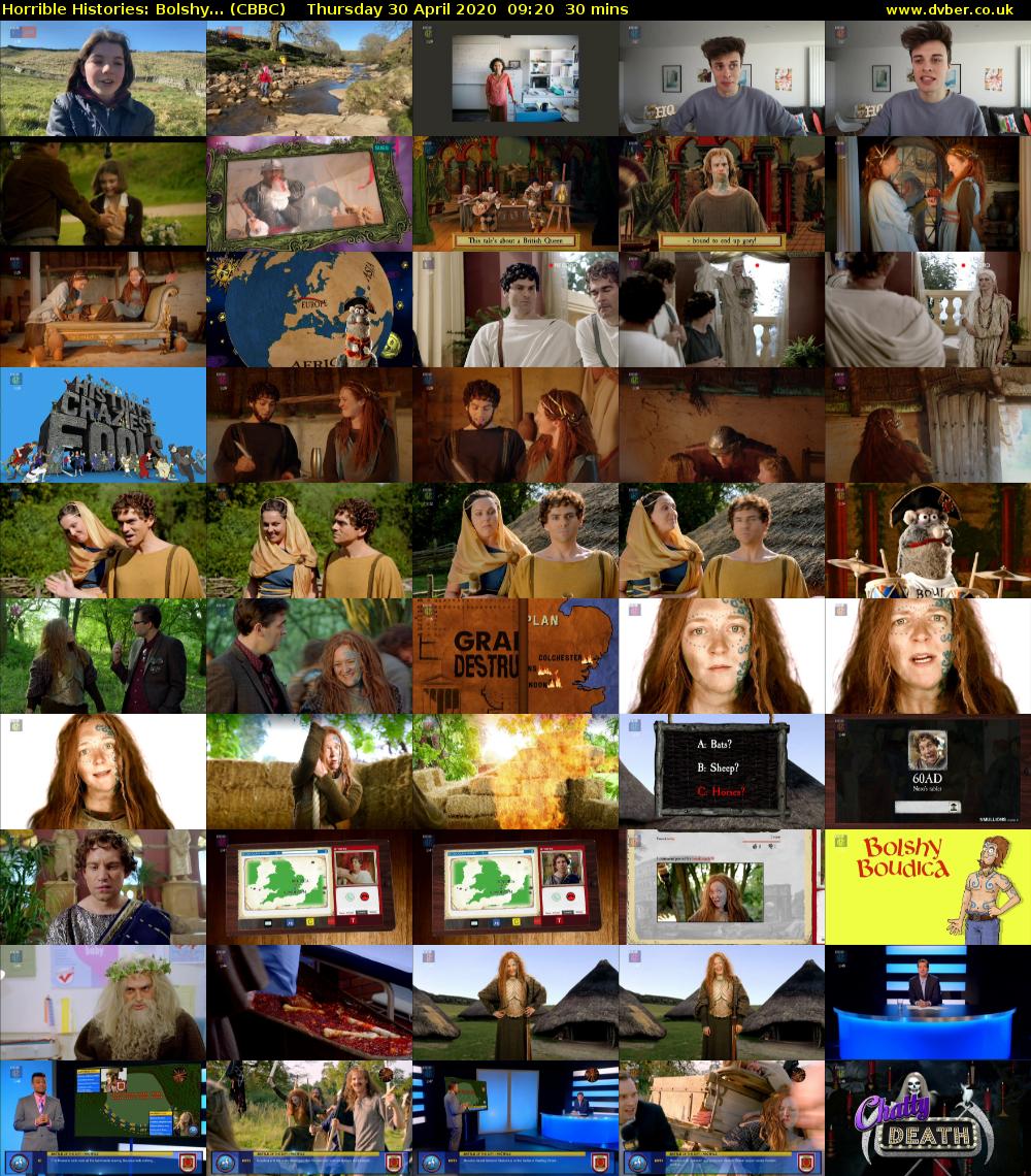 Horrible Histories: Bolshy... (CBBC) Thursday 30 April 2020 09:20 - 09:50