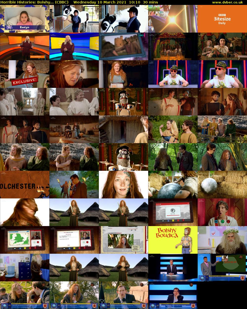 Horrible Histories: Bolshy... (CBBC) Wednesday 10 March 2021 10:10 - 10:40