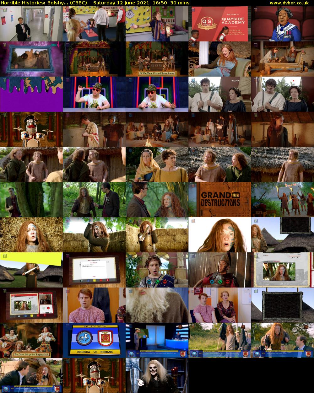 Horrible Histories: Bolshy... (CBBC) Saturday 12 June 2021 16:50 - 17:20