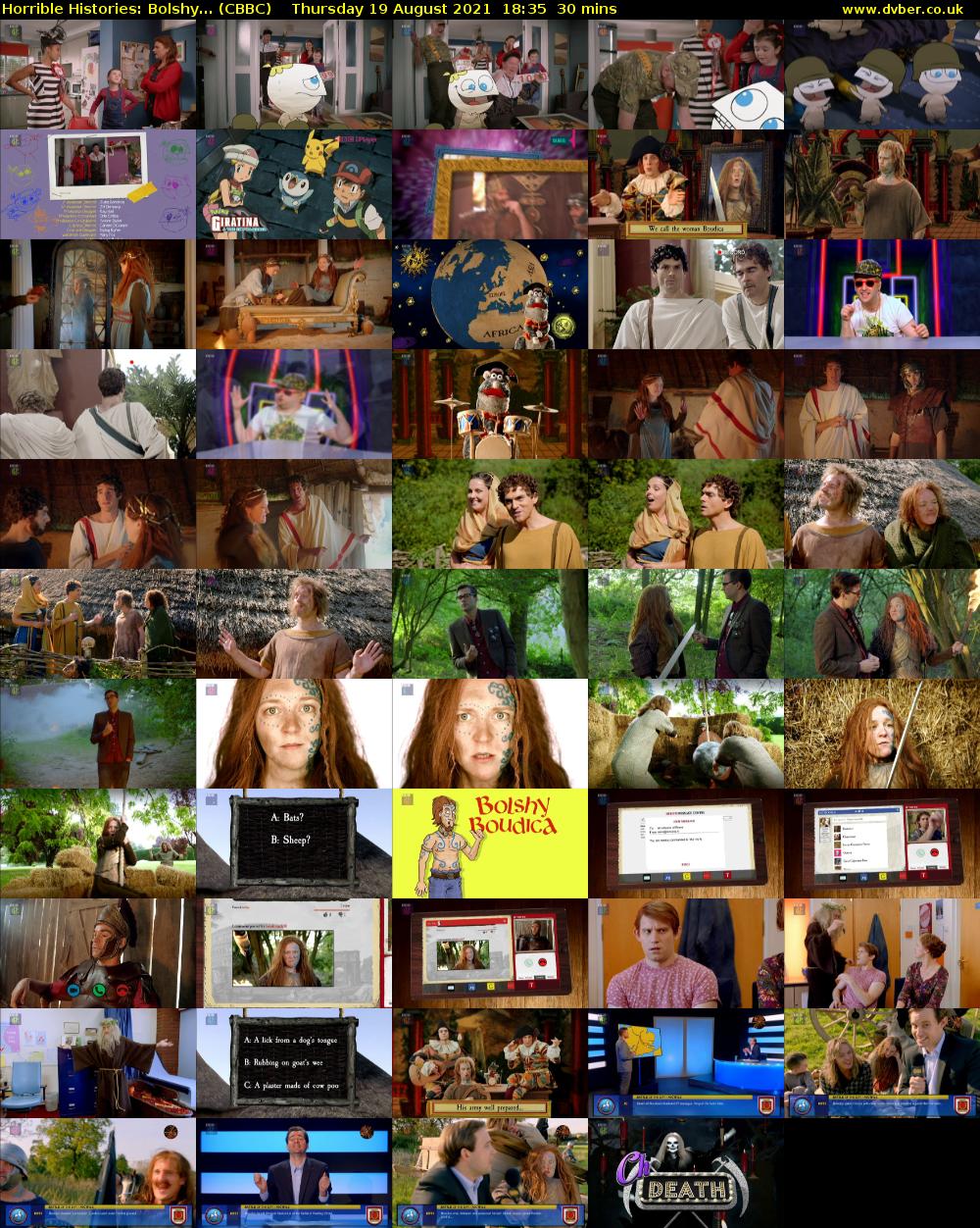 Horrible Histories: Bolshy... (CBBC) Thursday 19 August 2021 18:35 - 19:05