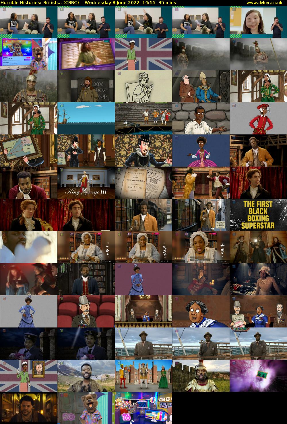 Horrible Histories: British... (CBBC) Wednesday 8 June 2022 14:55 - 15:30