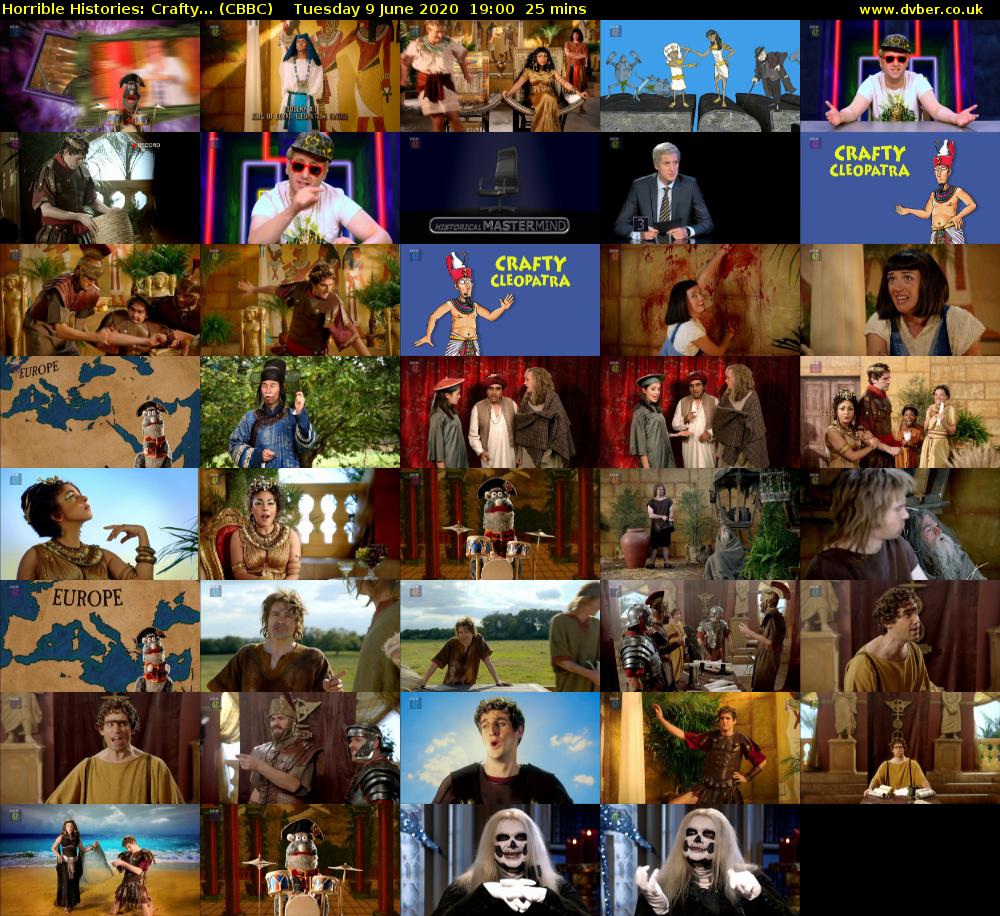 Horrible Histories: Crafty... (CBBC) Tuesday 9 June 2020 19:00 - 19:25