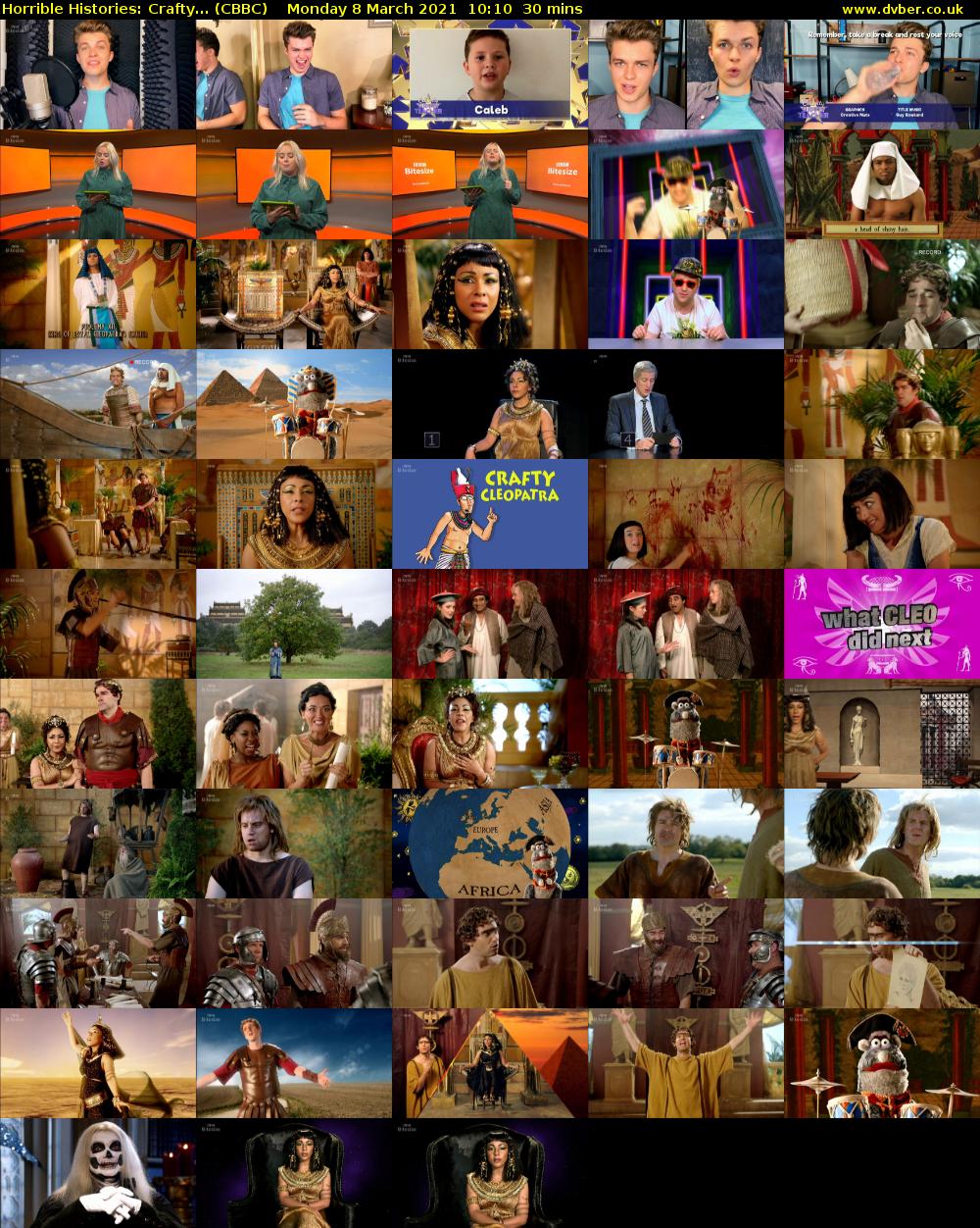Horrible Histories: Crafty... (CBBC) Monday 8 March 2021 10:10 - 10:40