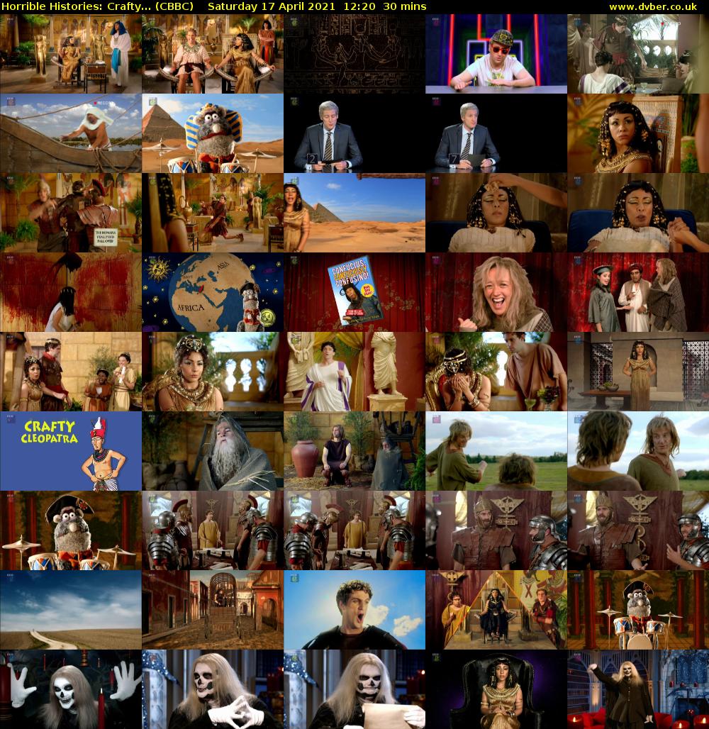 Horrible Histories: Crafty... (CBBC) Saturday 17 April 2021 12:20 - 12:50