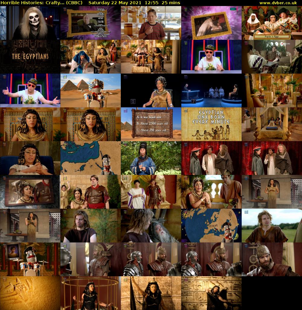 Horrible Histories: Crafty... (CBBC) Saturday 22 May 2021 12:55 - 13:20