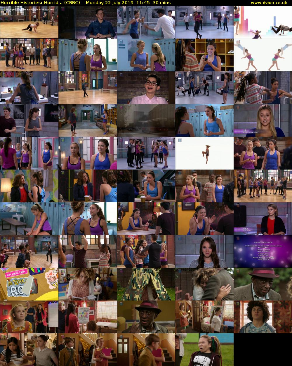 Horrible Histories: Horrid... (CBBC) Monday 22 July 2019 11:45 - 12:15