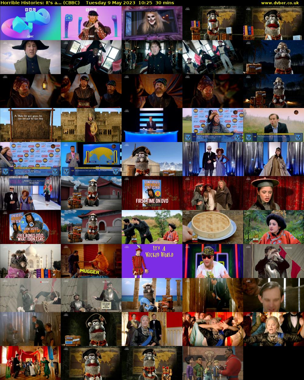 Horrible Histories: It's A... (CBBC) Tuesday 9 May 2023 10:25 - 10:55