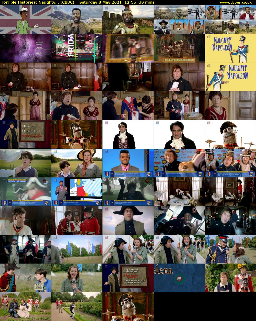 Horrible Histories: Naughty... (CBBC) Saturday 8 May 2021 12:55 - 13:25