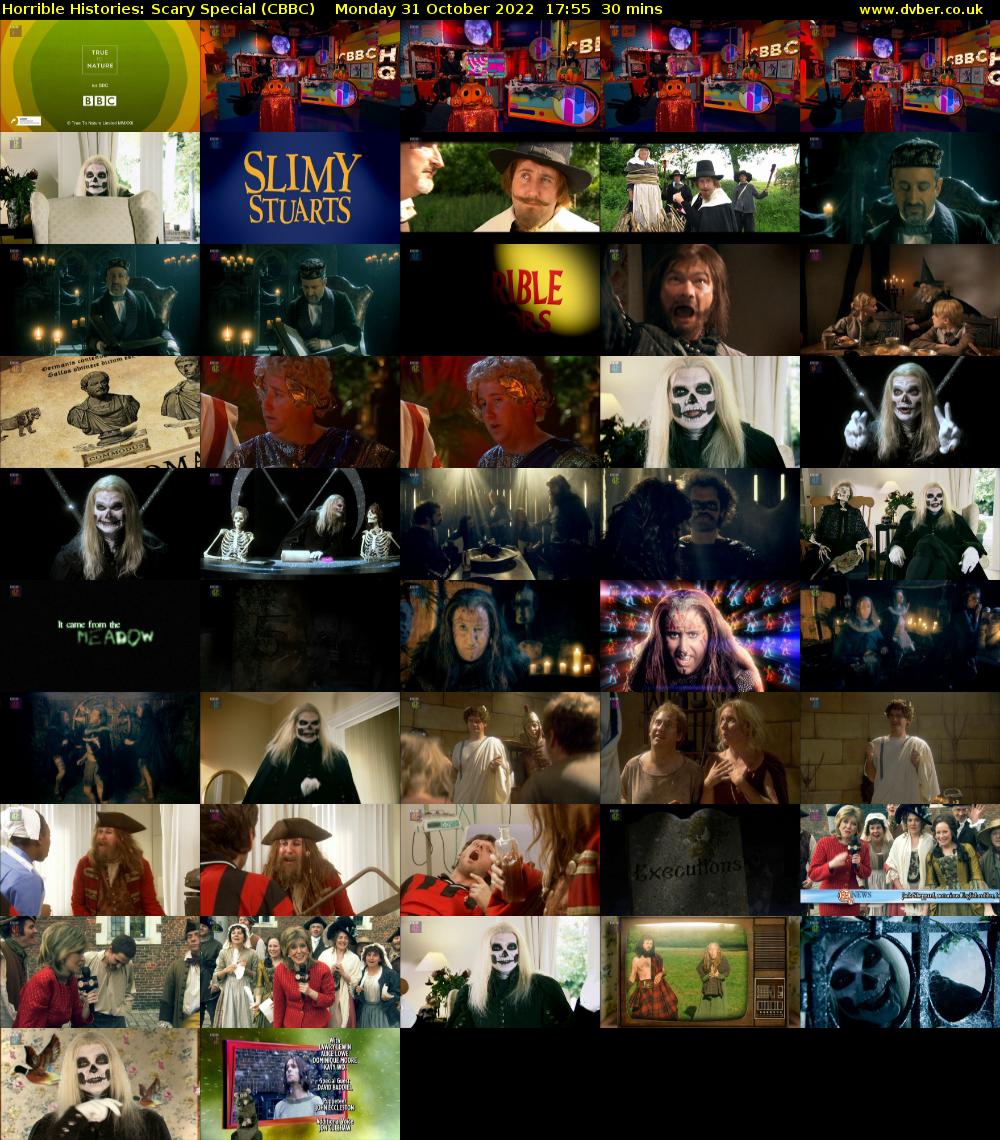 Horrible Histories: Scary Special (CBBC) Monday 31 October 2022 17:55 - 18:25