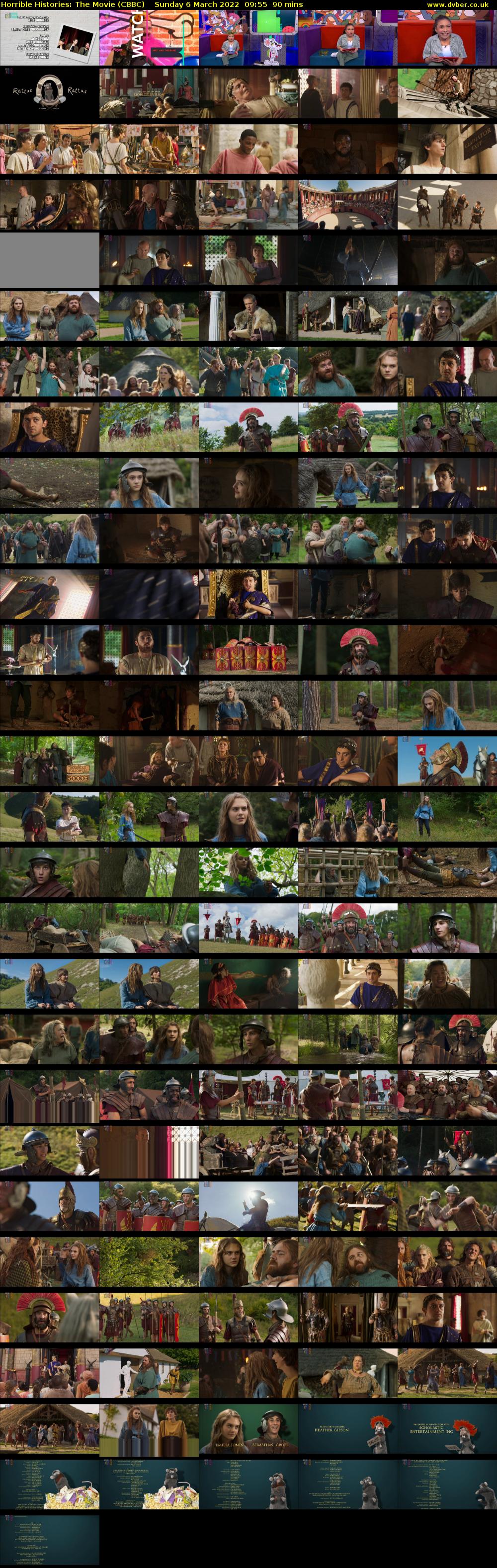 Horrible Histories: The Movie (CBBC) Sunday 6 March 2022 09:55 - 11:25