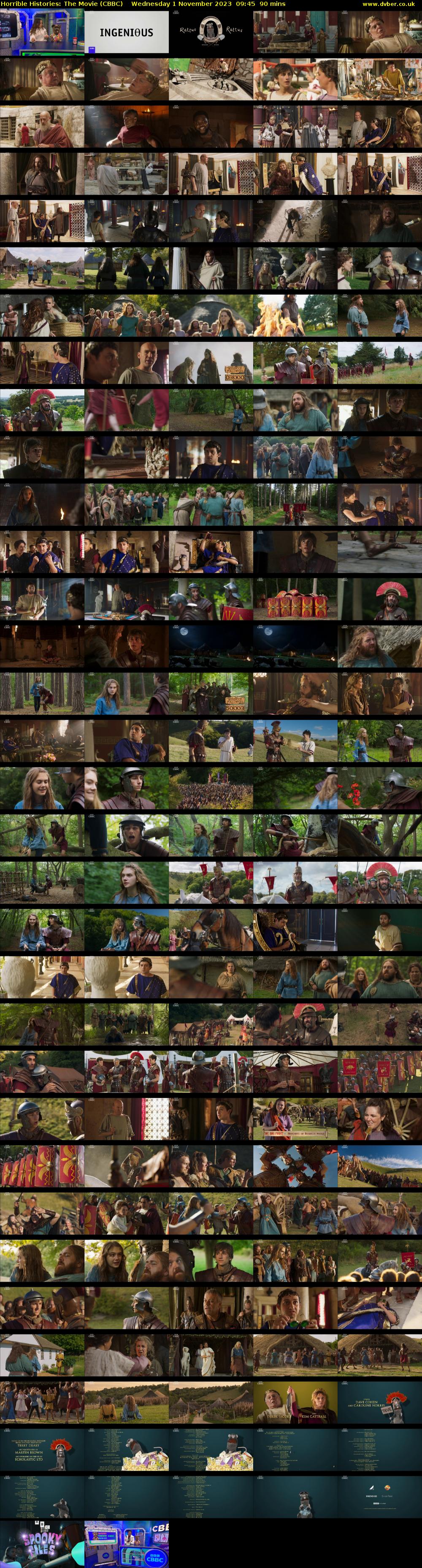 Horrible Histories: The Movie (CBBC) Wednesday 1 November 2023 09:45 - 11:15