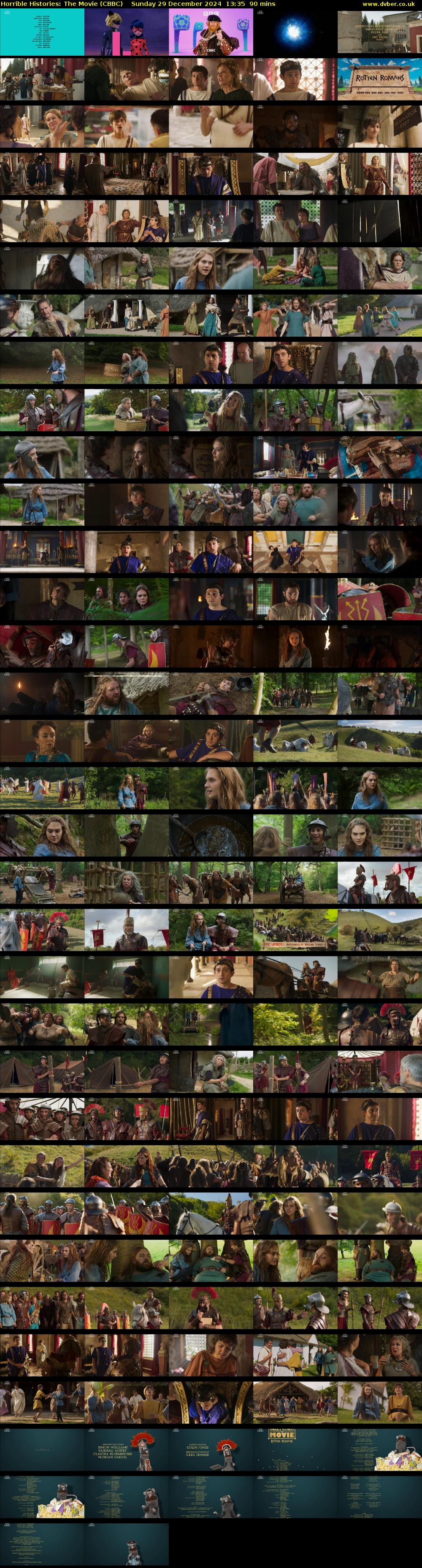 Horrible Histories: The Movie (CBBC) Sunday 29 December 2024 13:35 - 15:05