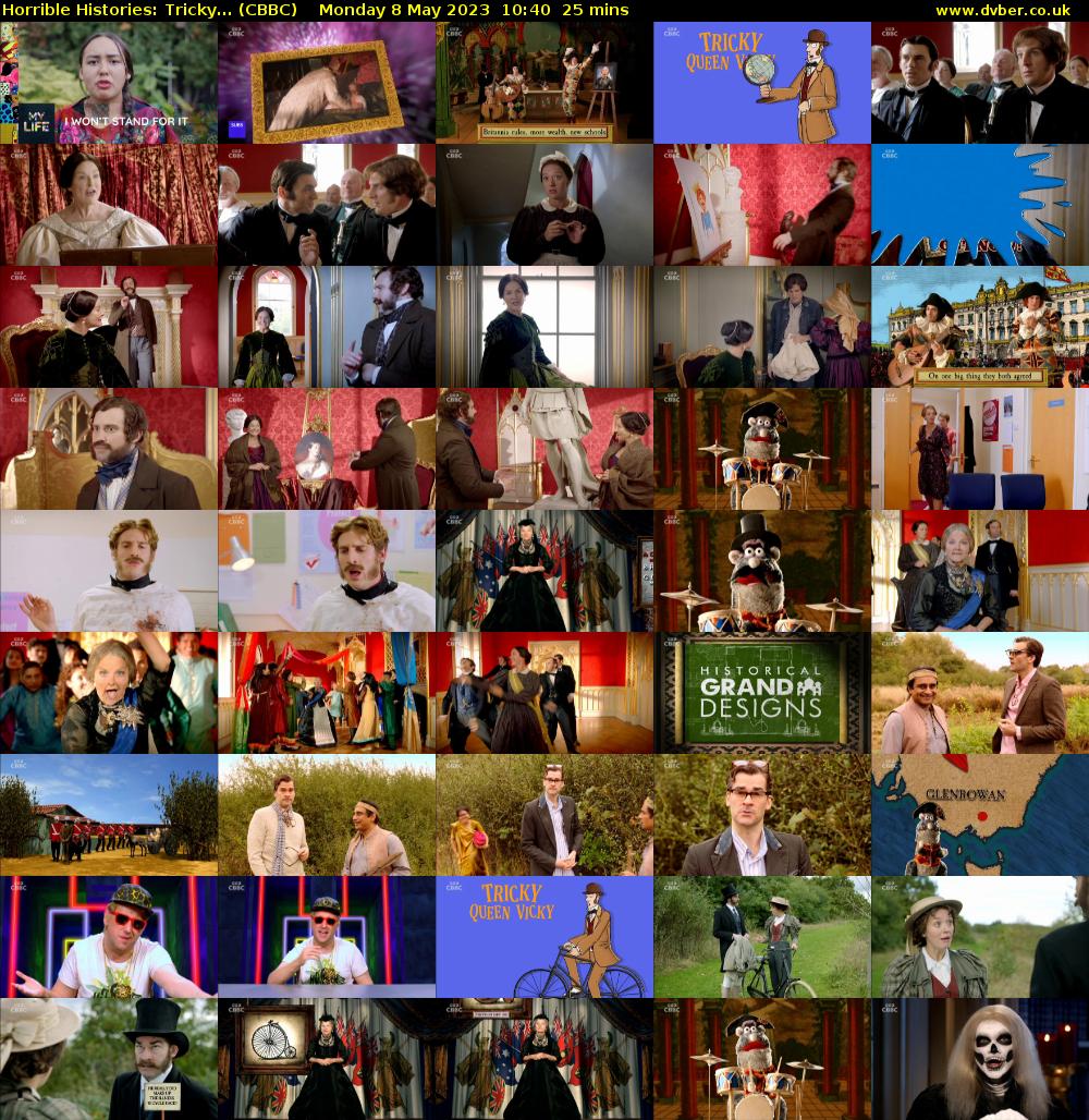 Horrible Histories: Tricky... (CBBC) Monday 8 May 2023 10:40 - 11:05