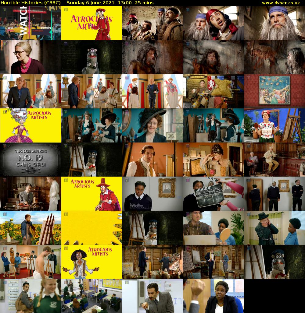 Horrible Histories Cbbc 2021 06 06 1300