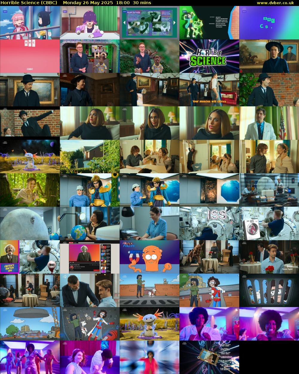 Horrible Science (CBBC) Monday 26 May 2025 18:00 - 18:30