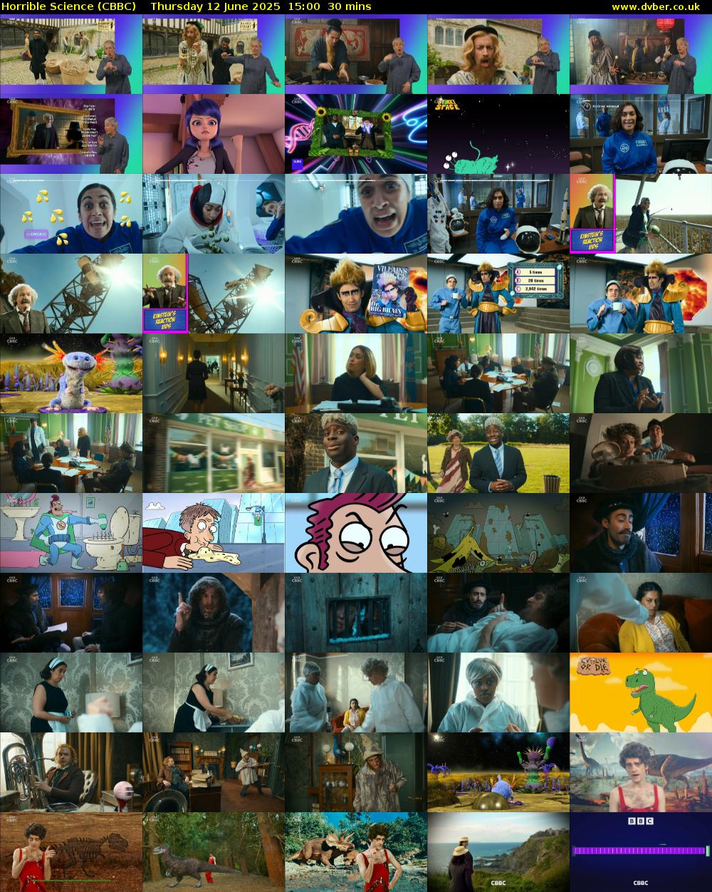 Horrible Science (CBBC) Thursday 12 June 2025 15:00 - 15:30