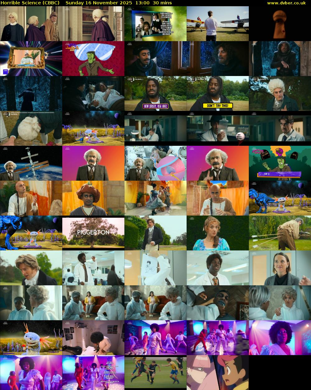 Horrible Science (CBBC) Sunday 16 November 2025 13:00 - 13:30