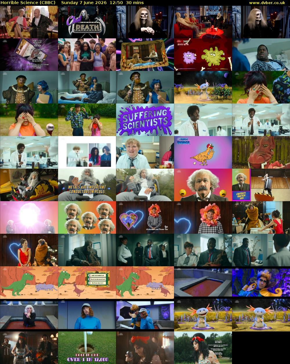 Horrible Science (CBBC) Sunday 7 June 2026 12:50 - 13:20