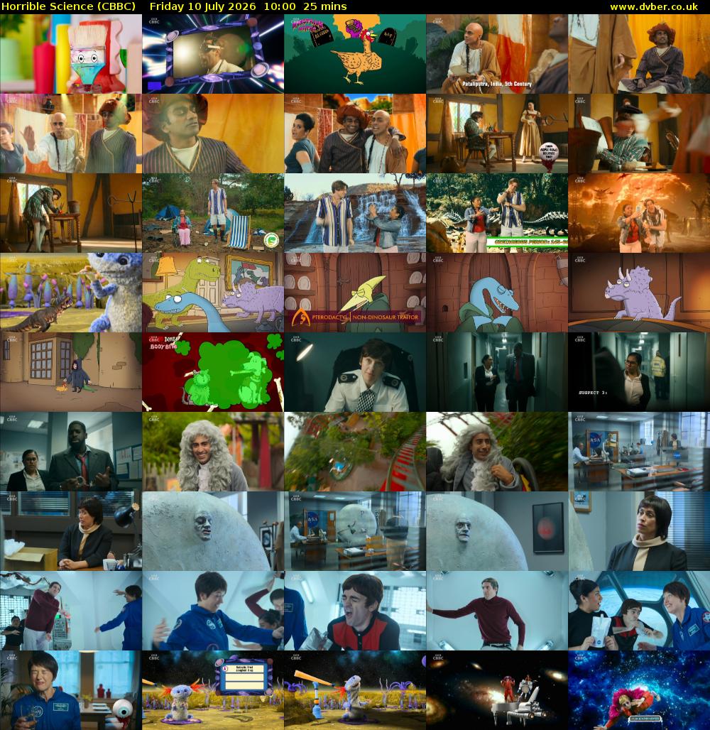 Horrible Science (CBBC) Friday 10 July 2026 10:00 - 10:25