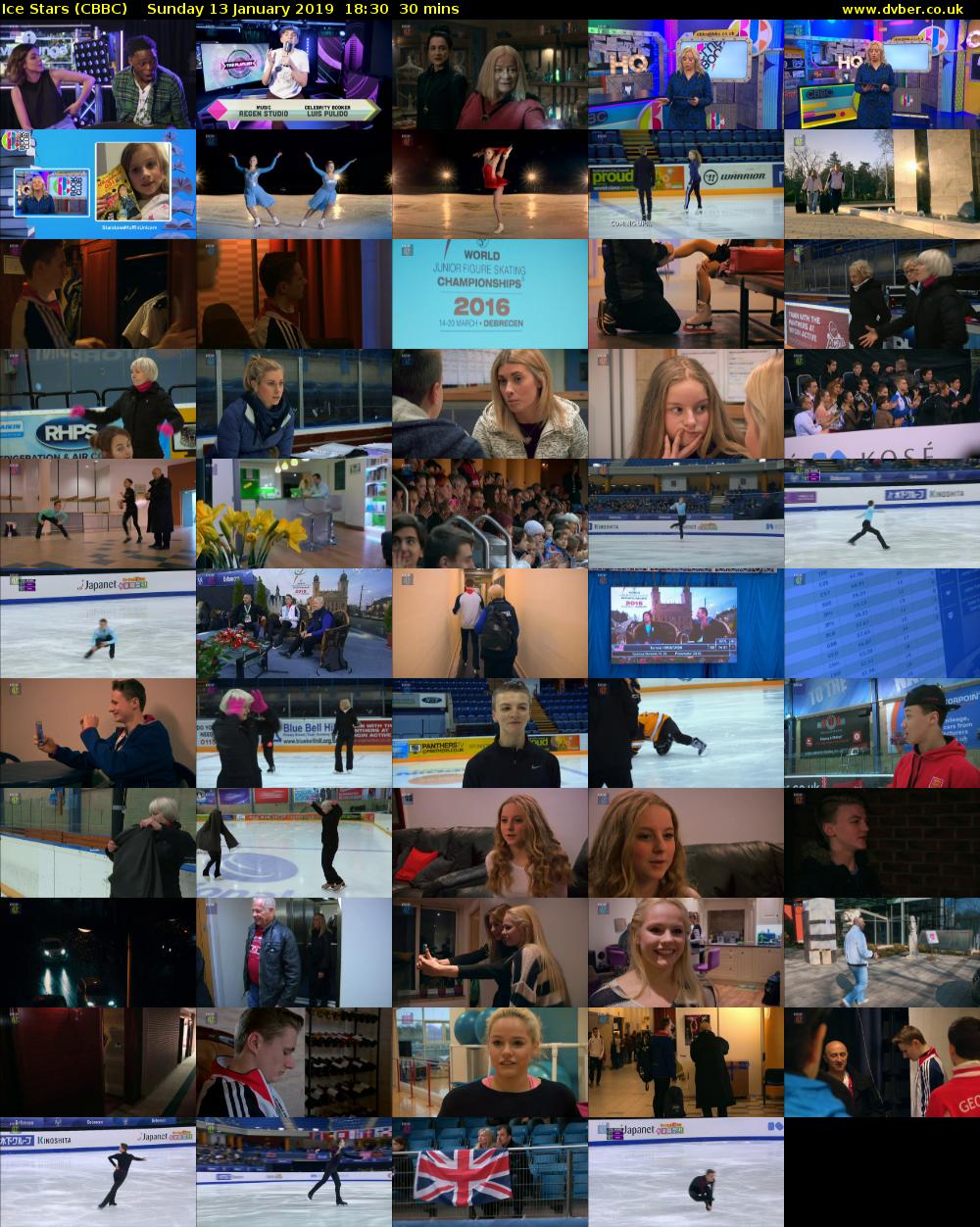Ice Stars (CBBC) Sunday 13 January 2019 18:30 - 19:00