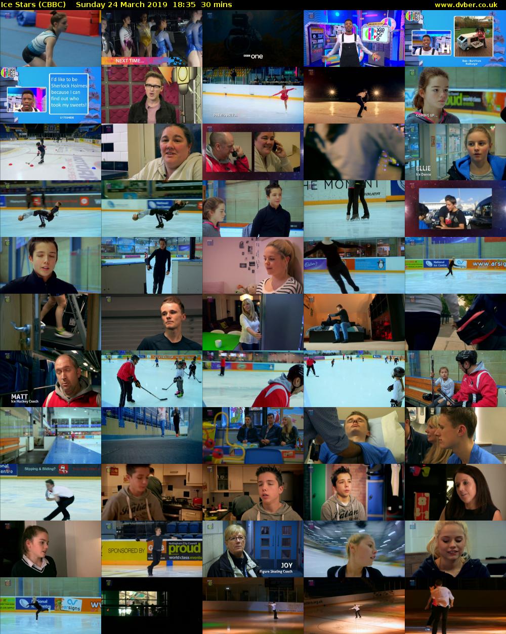 Ice Stars (CBBC) Sunday 24 March 2019 18:35 - 19:05
