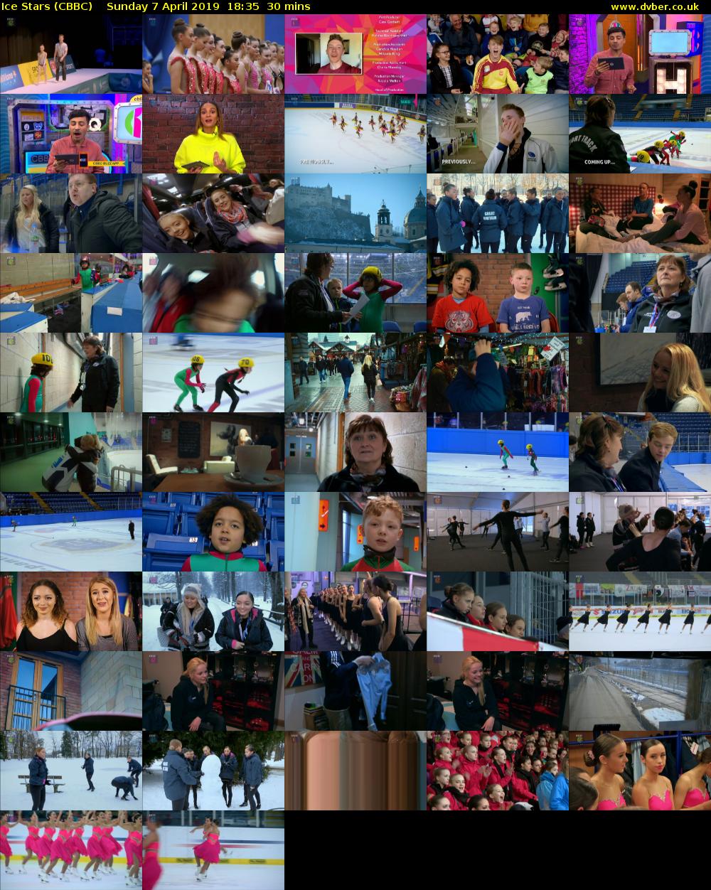 Ice Stars (CBBC) Sunday 7 April 2019 18:35 - 19:05