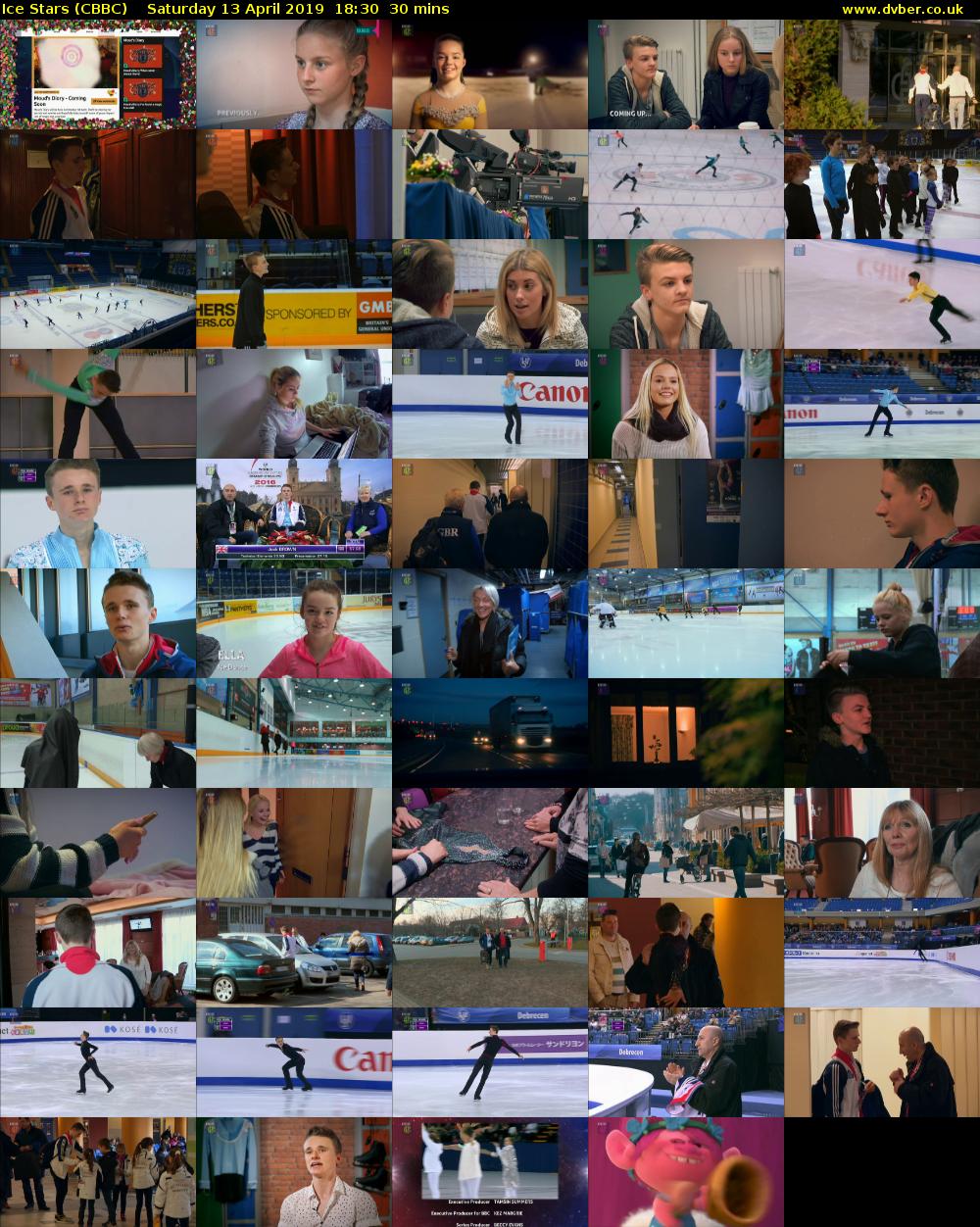 Ice Stars (CBBC) Saturday 13 April 2019 18:30 - 19:00