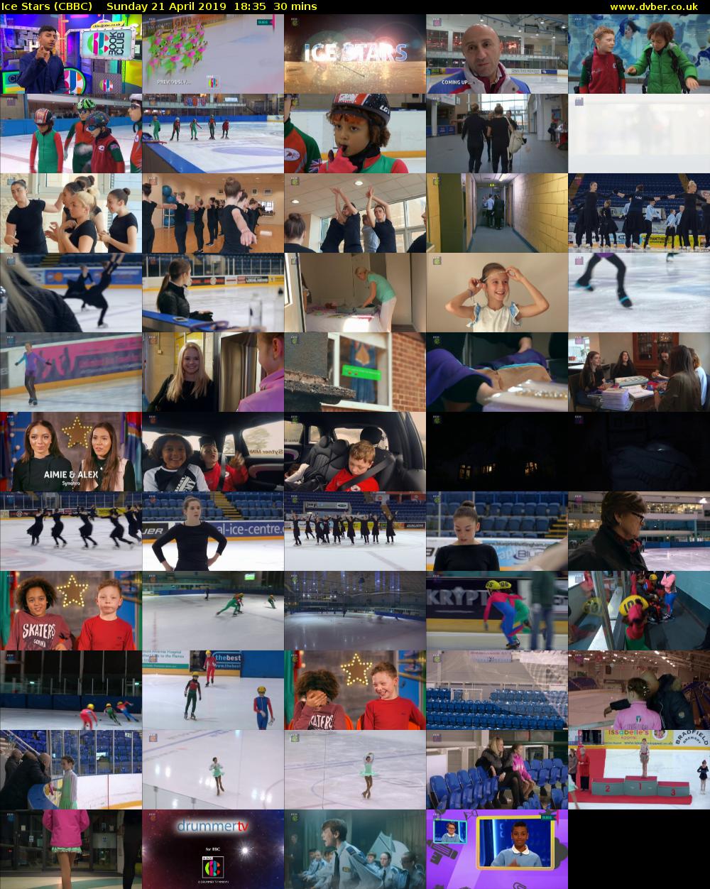 Ice Stars (CBBC) Sunday 21 April 2019 18:35 - 19:05