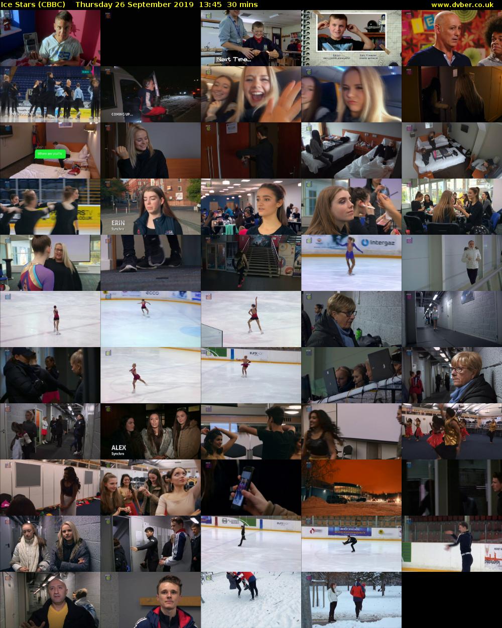 Ice Stars (CBBC) Thursday 26 September 2019 13:45 - 14:15