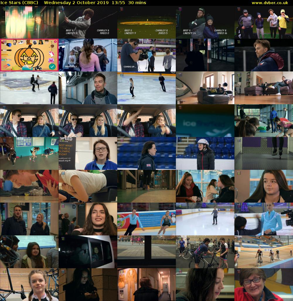Ice Stars (CBBC) Wednesday 2 October 2019 13:55 - 14:25