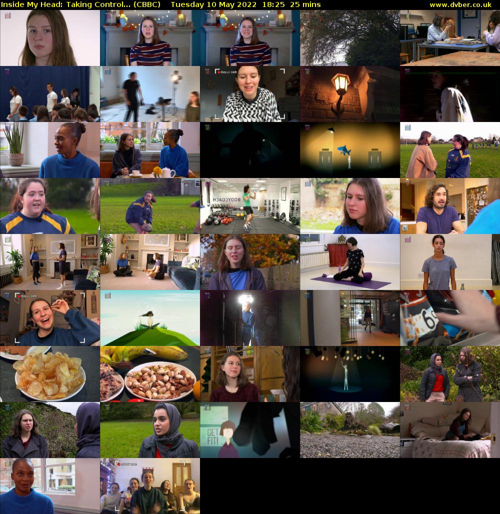 Inside My Head: Taking Control... (CBBC) Tuesday 10 May 2022 18:25 - 18:50