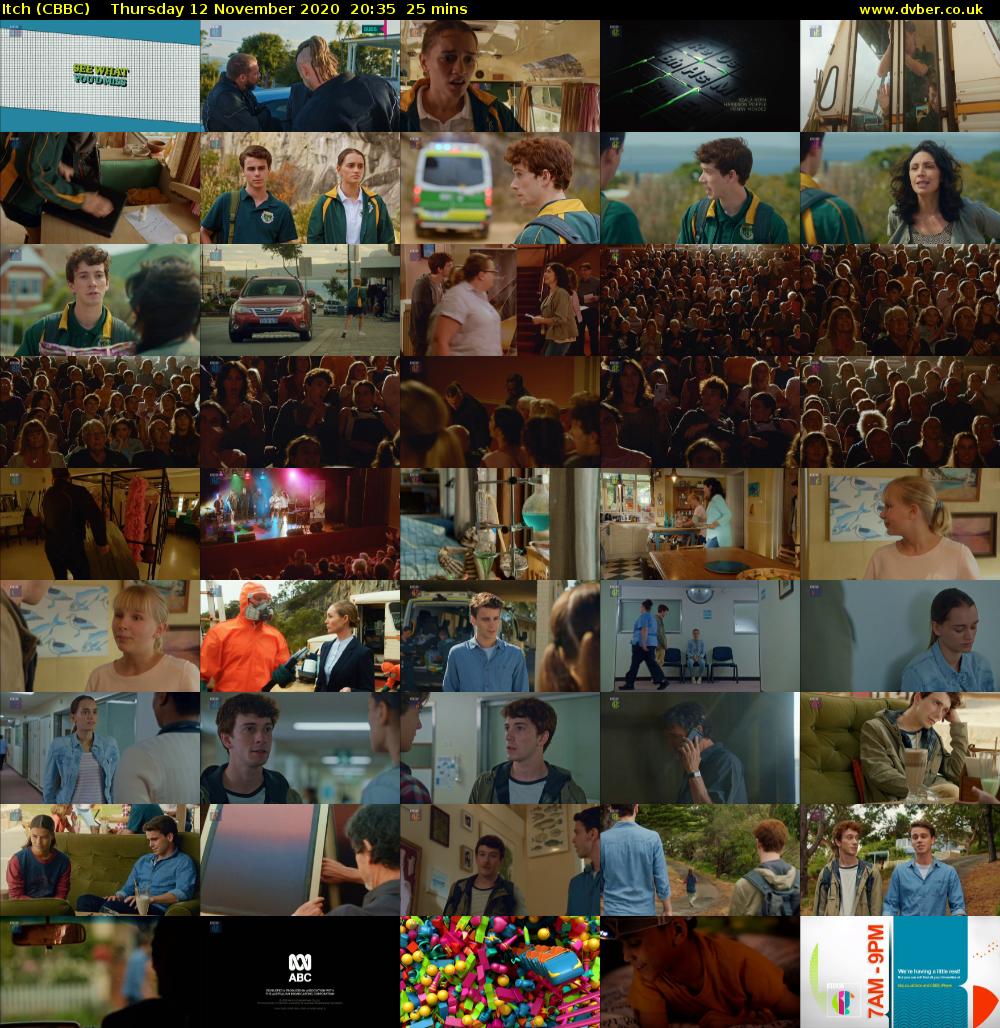 Itch (CBBC) Thursday 12 November 2020 20:35 - 21:00