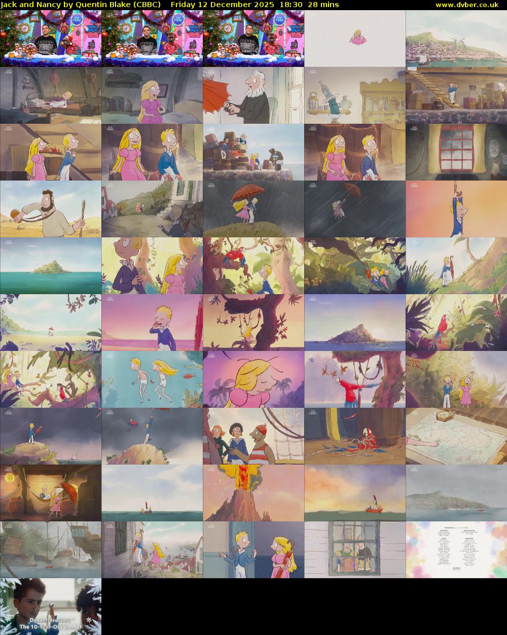 Jack and Nancy by Quentin Blake (CBBC) Friday 12 December 2025 18:30 - 18:58