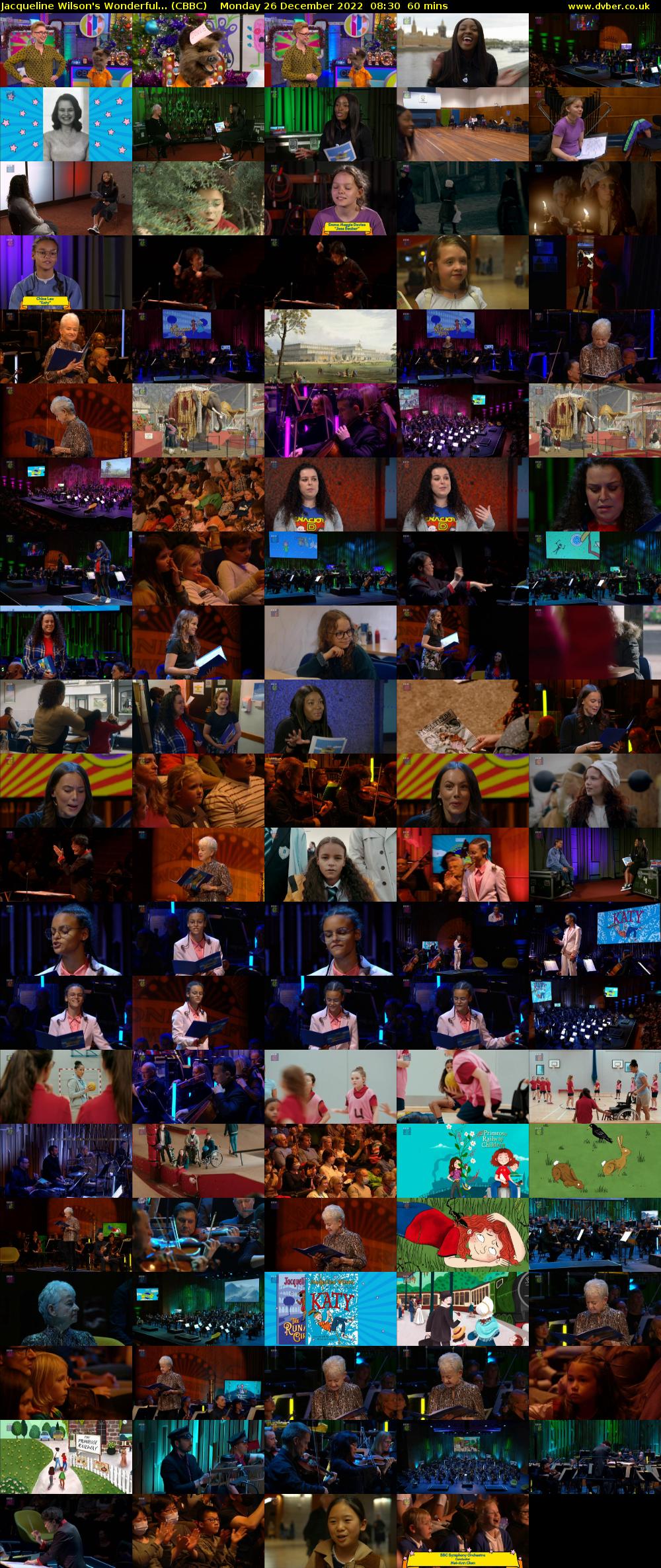 Jacqueline Wilson's Wonderful... (CBBC) Monday 26 December 2022 08:30 - 09:30
