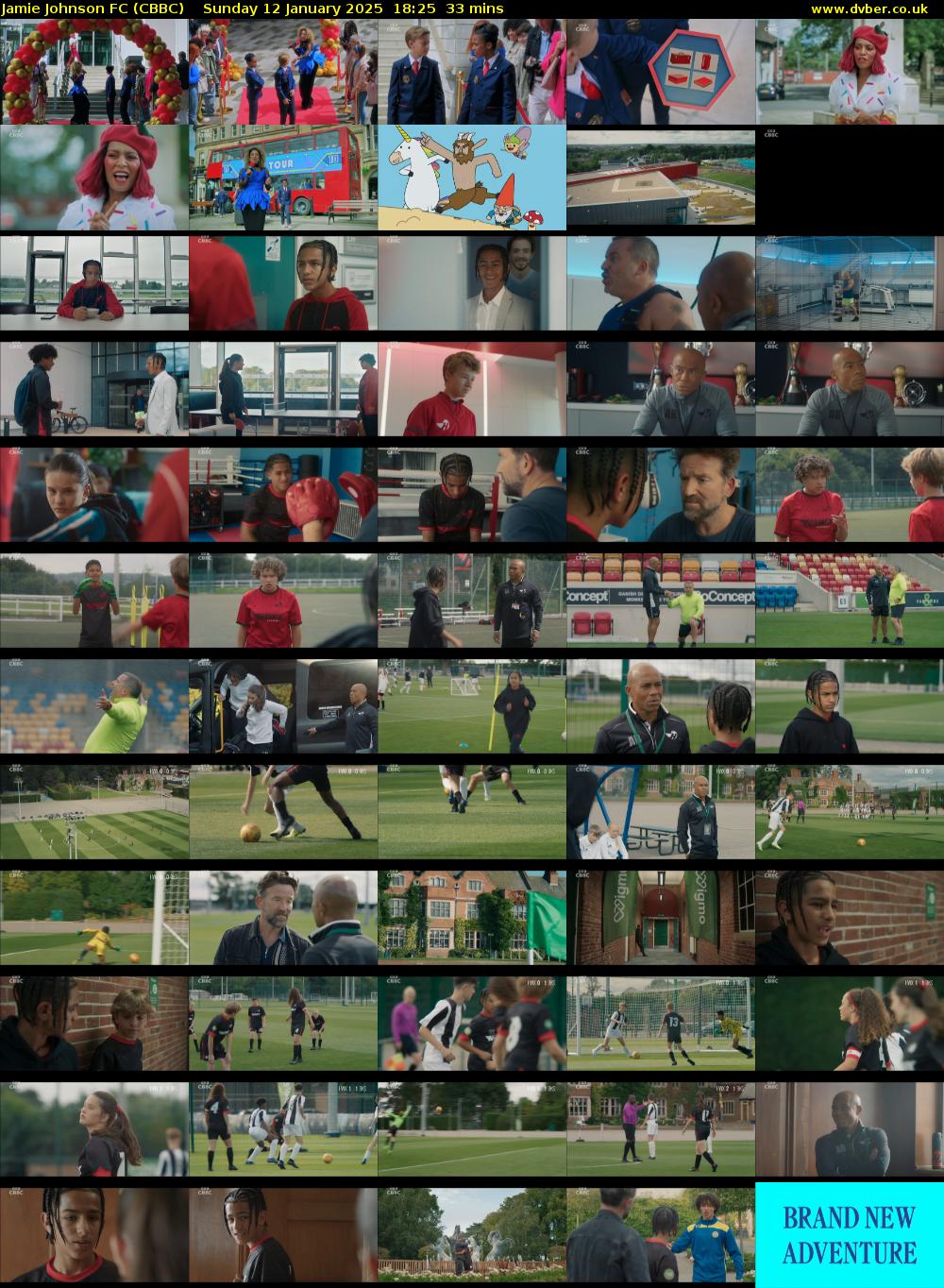 Jamie Johnson FC (CBBC) Sunday 12 January 2025 18:25 - 18:58