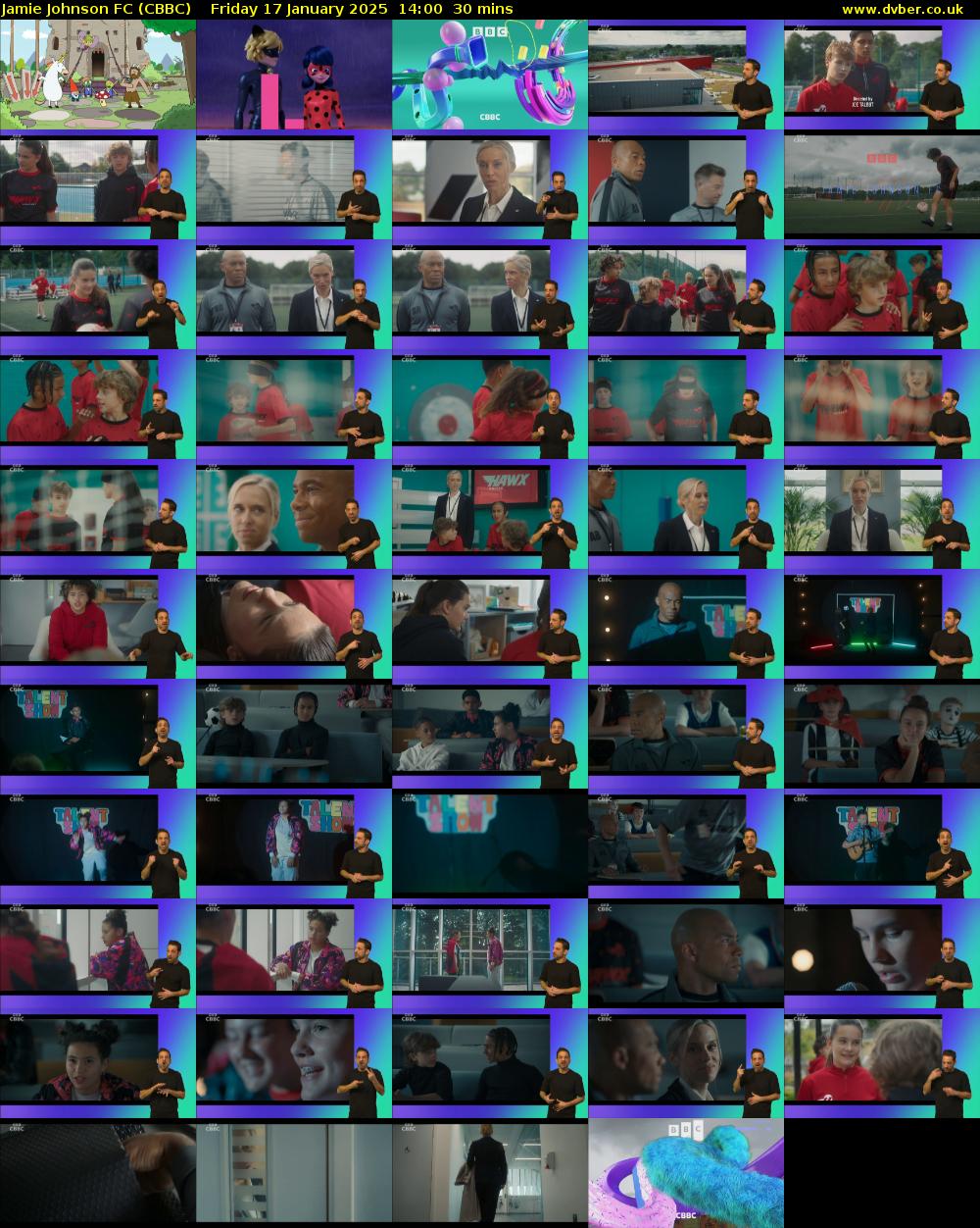 Jamie Johnson FC (CBBC) Friday 17 January 2025 14:00 - 14:30