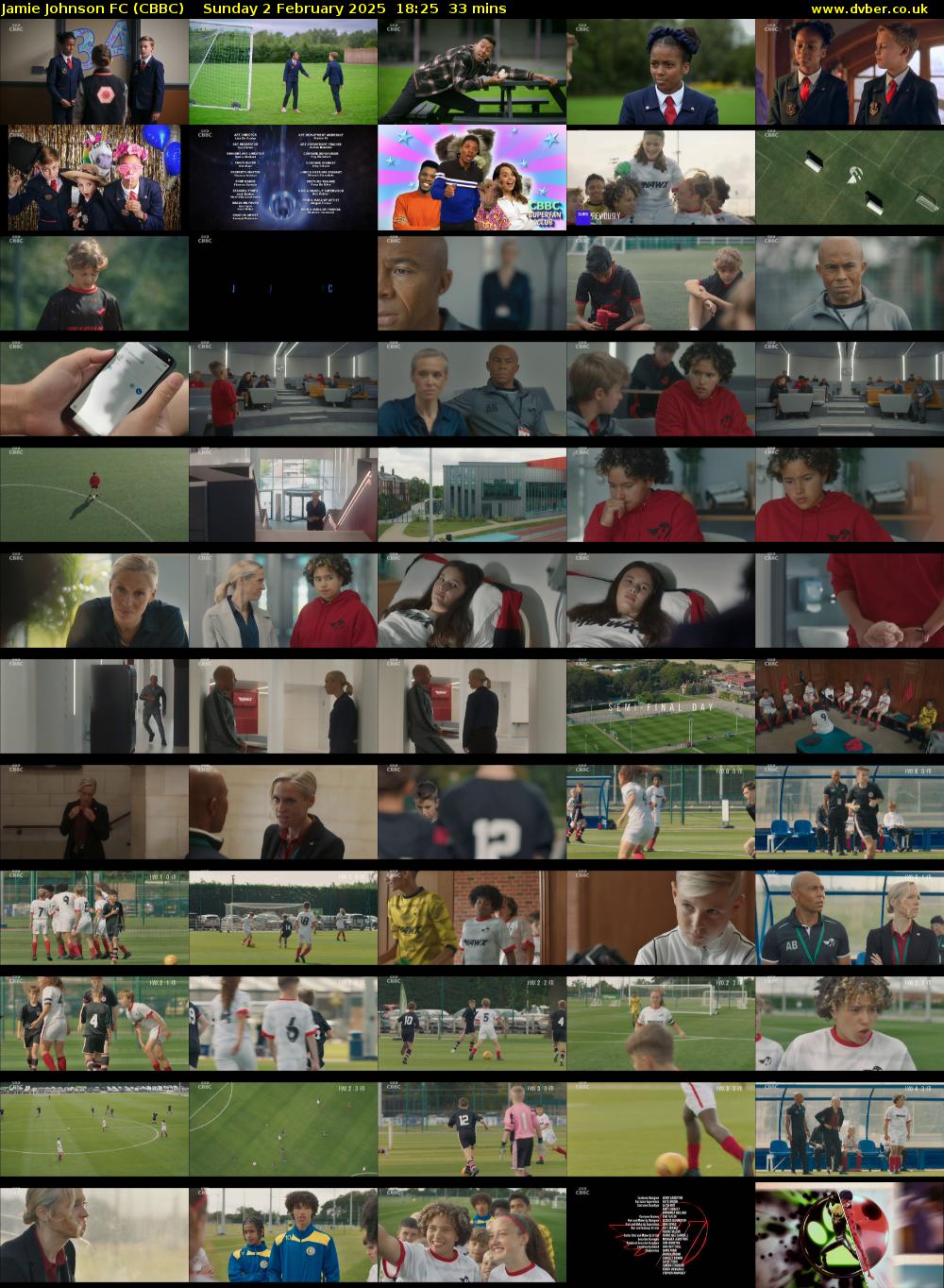 Jamie Johnson FC (CBBC) Sunday 2 February 2025 18:25 - 18:58