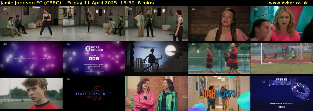 Jamie Johnson FC (CBBC) Friday 11 April 2025 18:50 - 18:58
