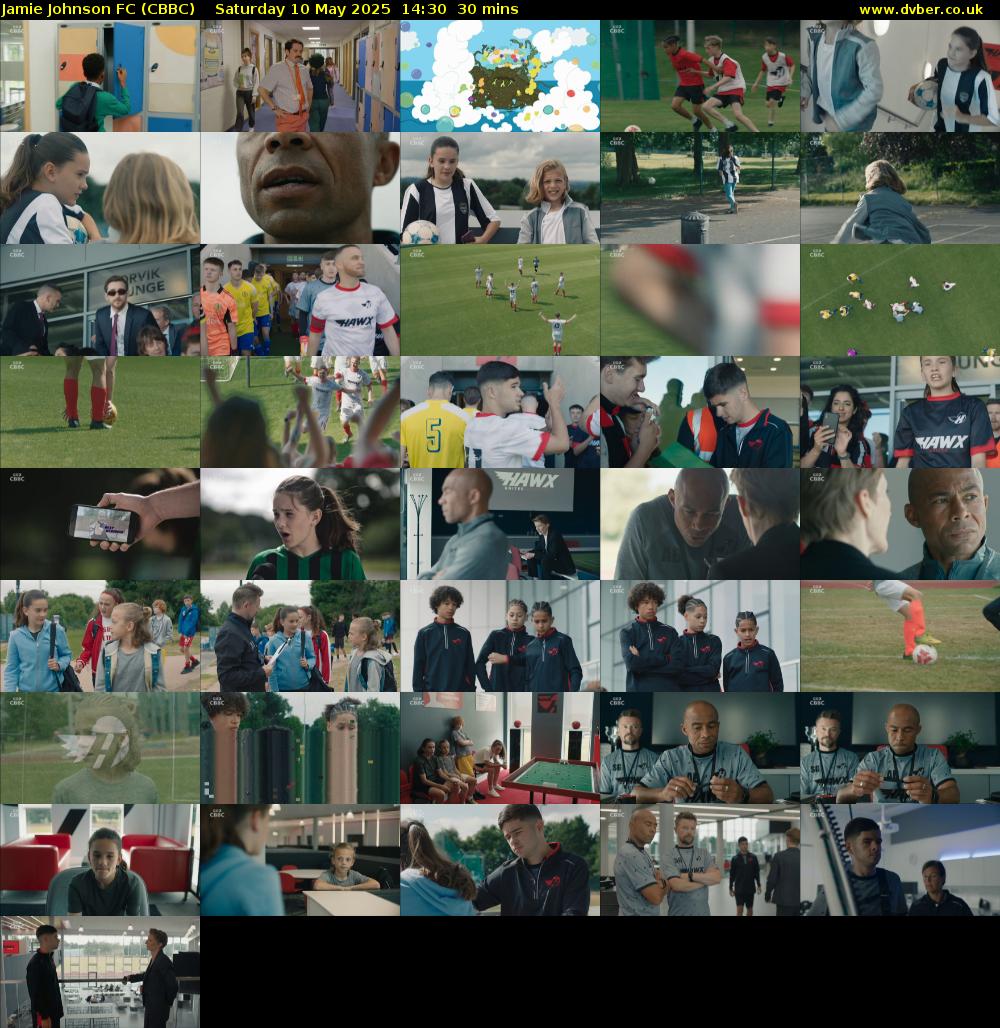 Jamie Johnson FC (CBBC) Saturday 10 May 2025 14:30 - 15:00