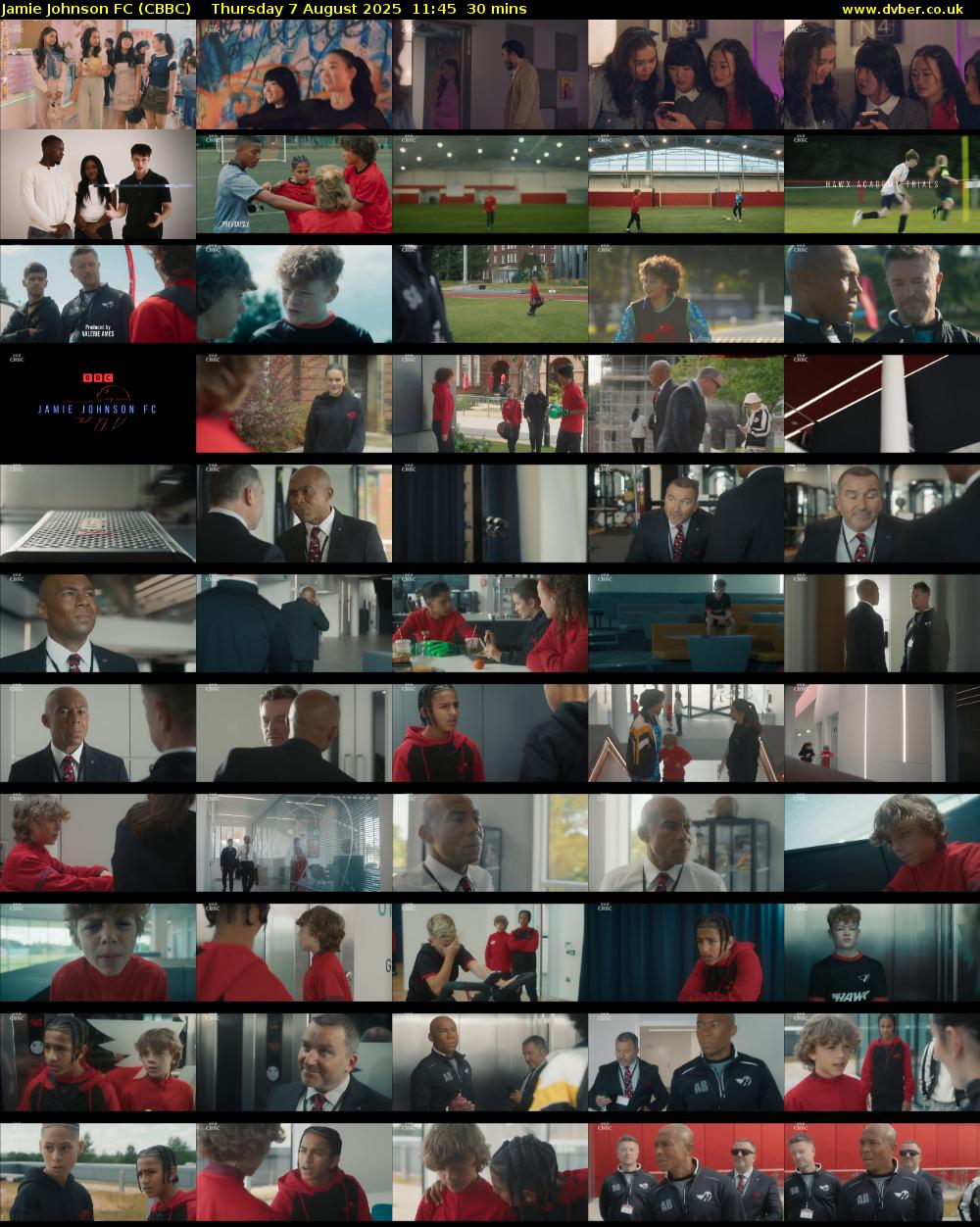 Jamie Johnson FC (CBBC) Thursday 7 August 2025 11:45 - 12:15