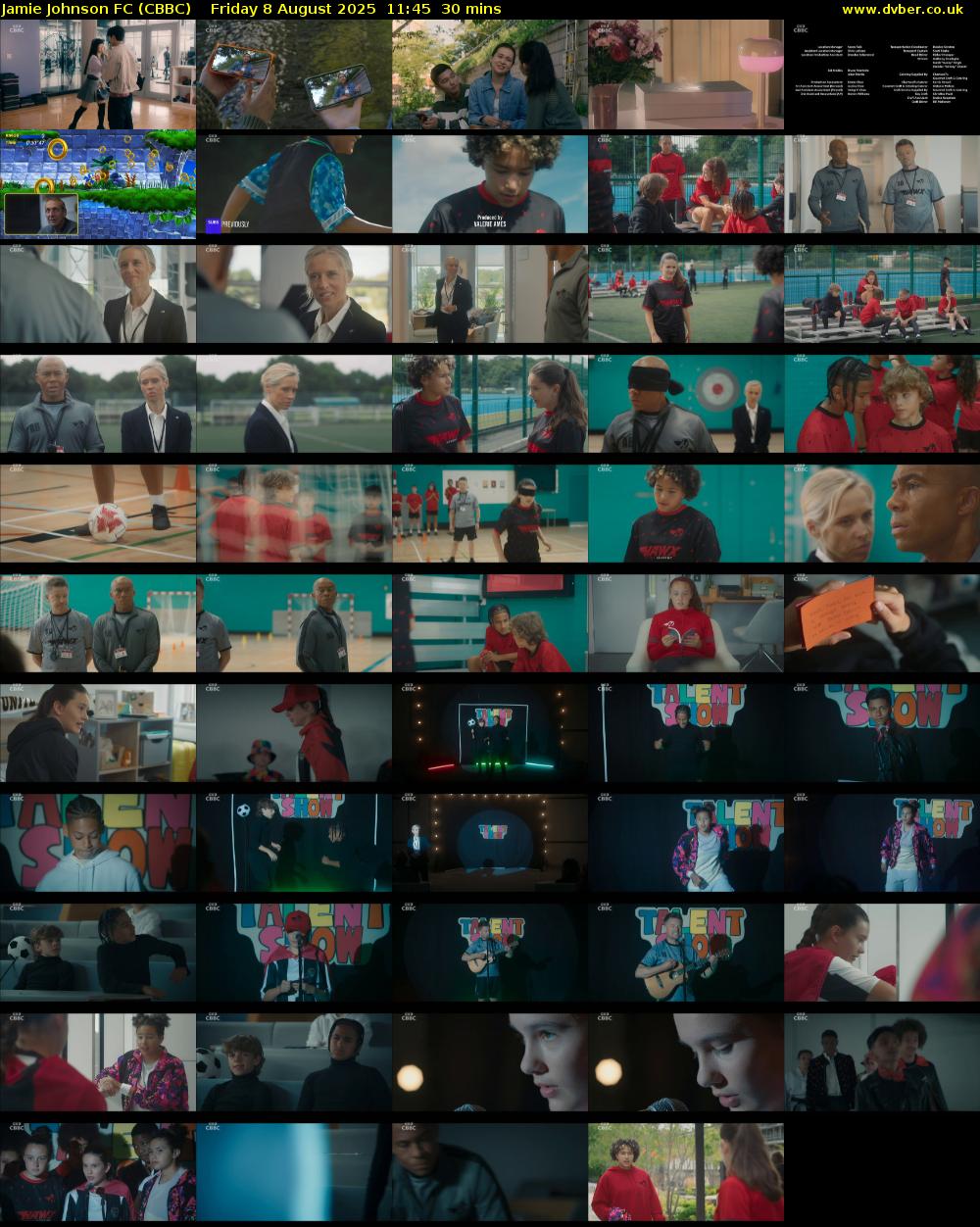 Jamie Johnson FC (CBBC) Friday 8 August 2025 11:45 - 12:15