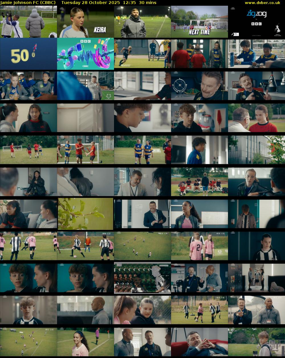 Jamie Johnson FC (CBBC) Tuesday 28 October 2025 12:35 - 13:05