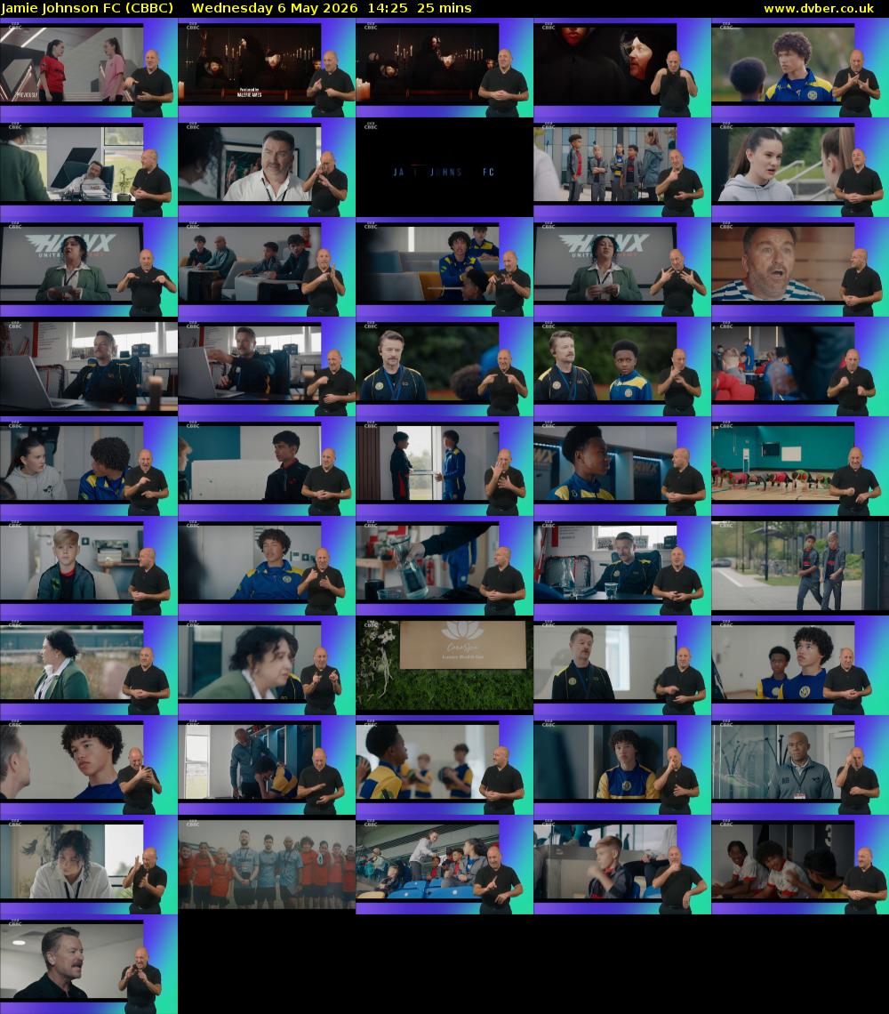 Jamie Johnson FC (CBBC) Wednesday 6 May 2026 14:25 - 14:50