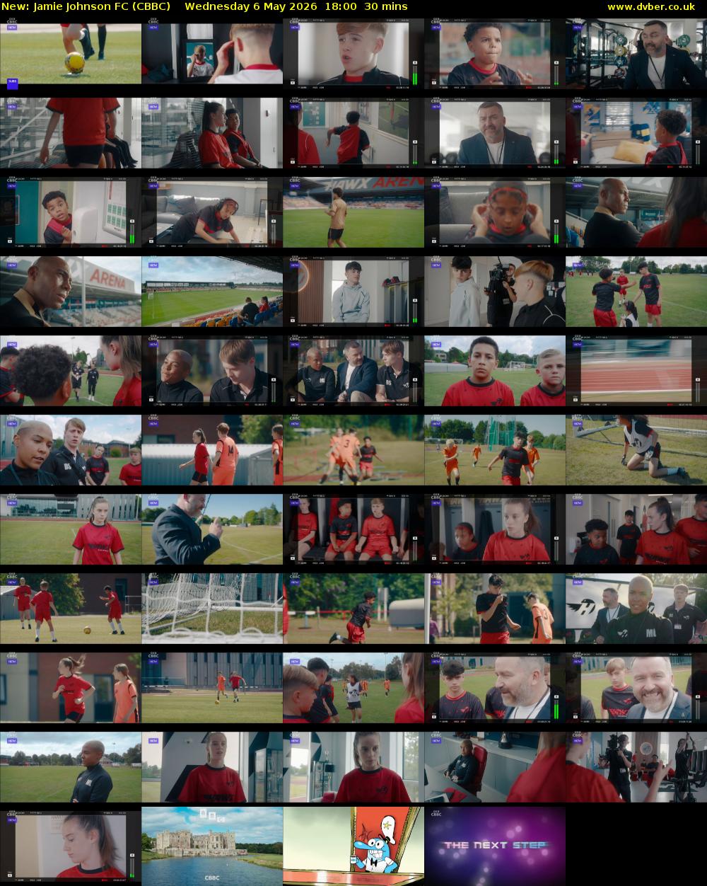 Jamie Johnson FC (CBBC) Wednesday 6 May 2026 18:00 - 18:30