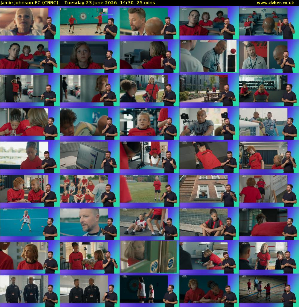 Jamie Johnson FC (CBBC) Tuesday 23 June 2026 14:30 - 14:55