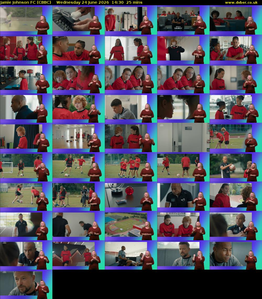 Jamie Johnson FC (CBBC) Wednesday 24 June 2026 14:30 - 14:55